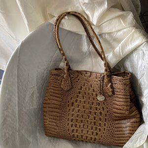 A beautiful Brahmin alligator leather handbag